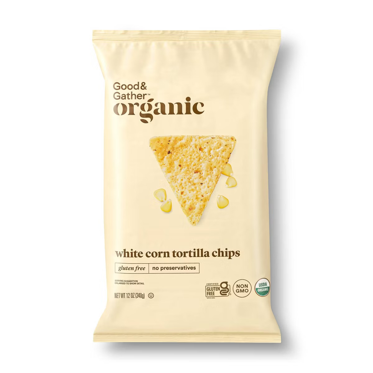 Organic White Corn Tortilla Chips - 12oz - Good & Gather™ | Target