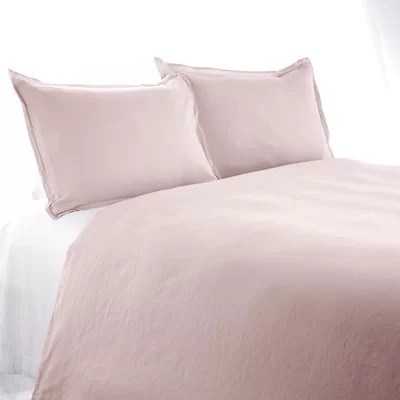 Stone wash Linen Cotton Duvet Cover | Wayfair North America