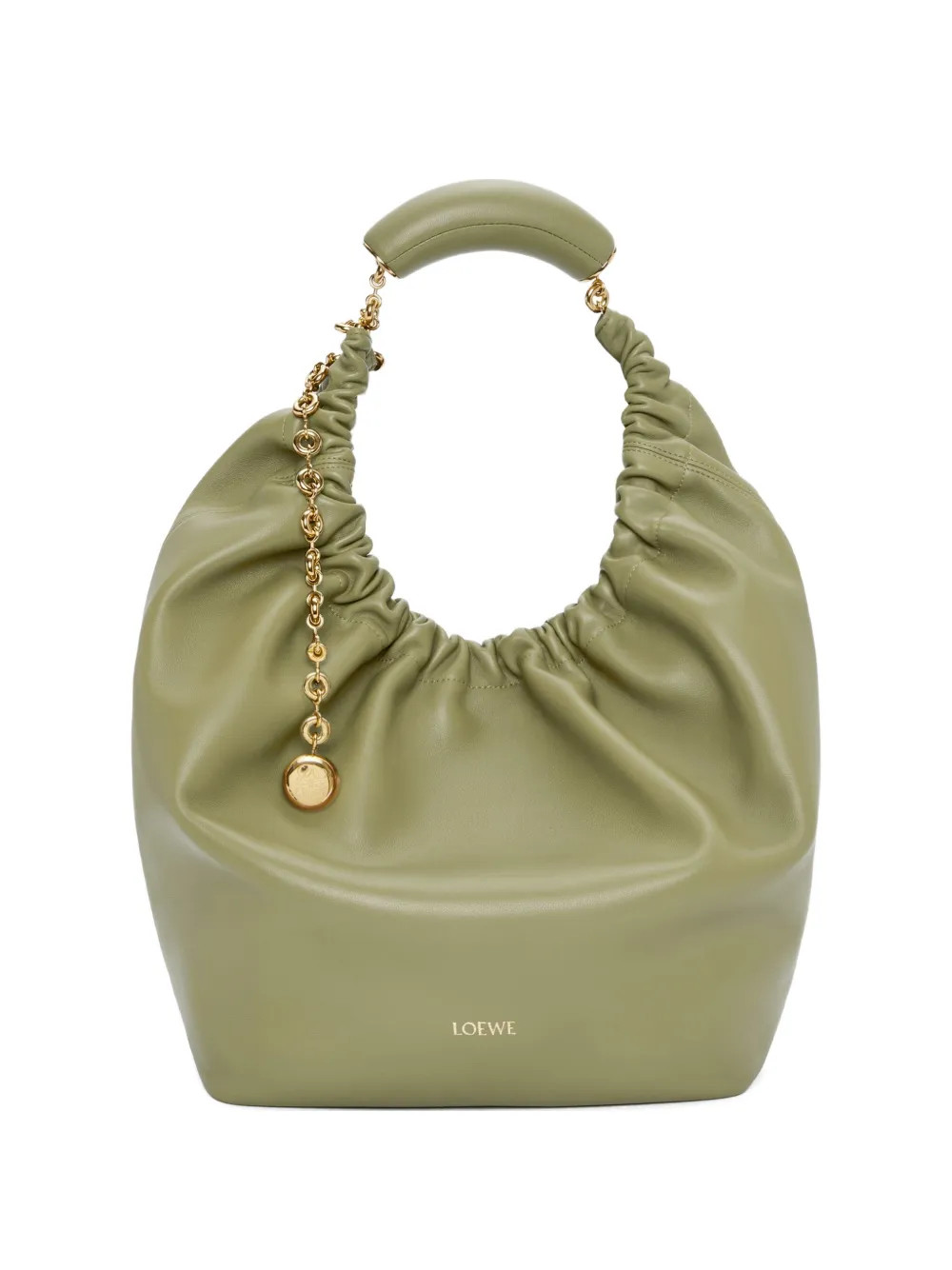 LOEWE Medium Squeeze Shoulder Bag | Green | FARFETCH | Farfetch Global