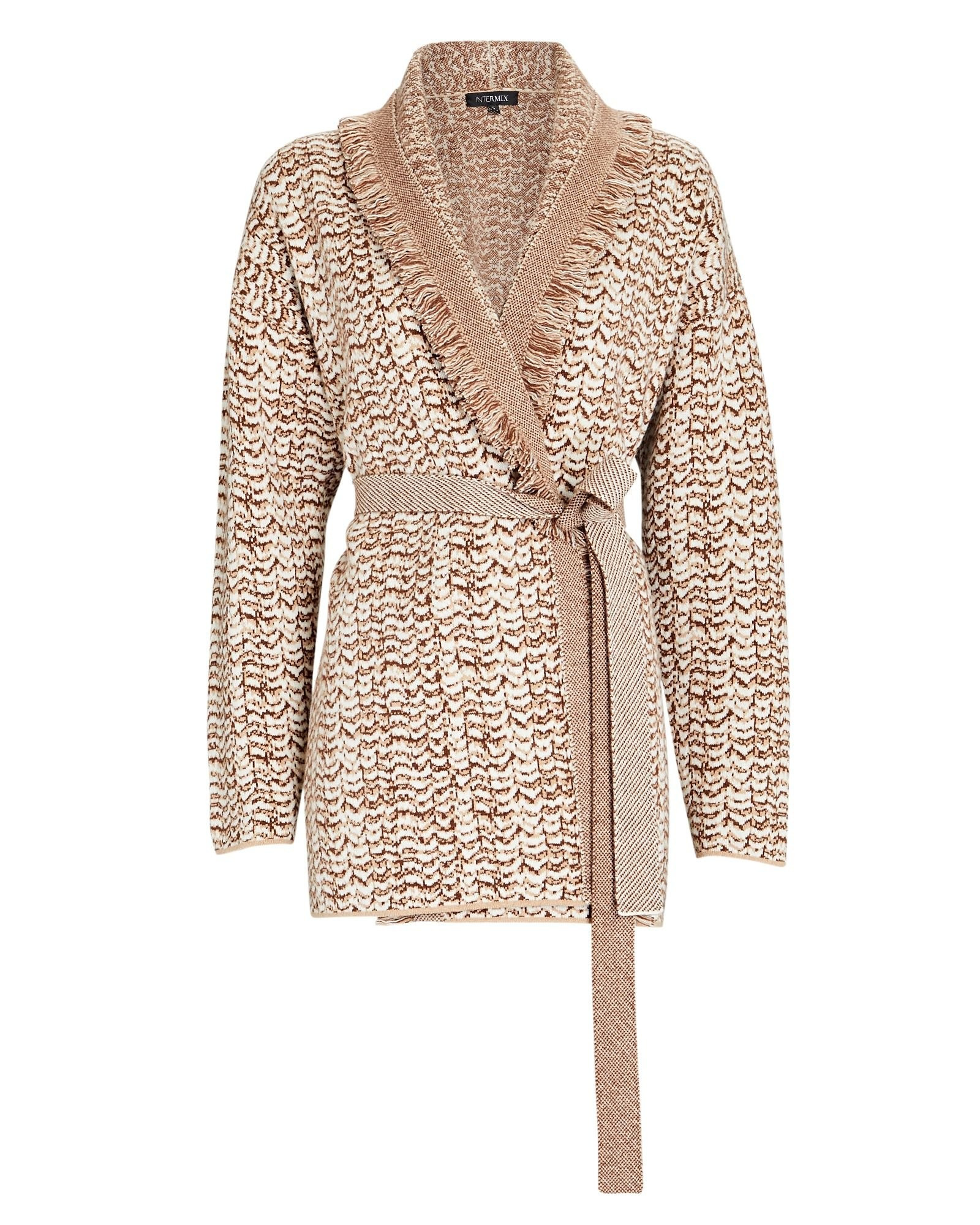 Frankie Wool-Cashmere Wrap Cardigan | INTERMIX