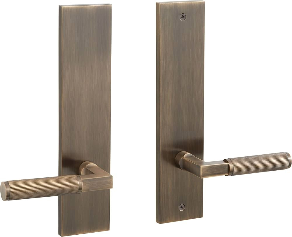 Signature Hardware 455677 Satcher Solid Brass Dummy Door Knob Set | Amazon (US)
