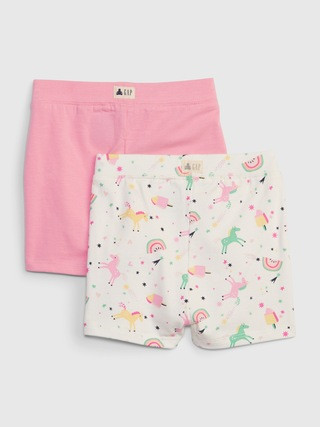 Toddler Organic Cotton Mix and Match Cartwheel Shorts (2-Pack) | Gap (US)