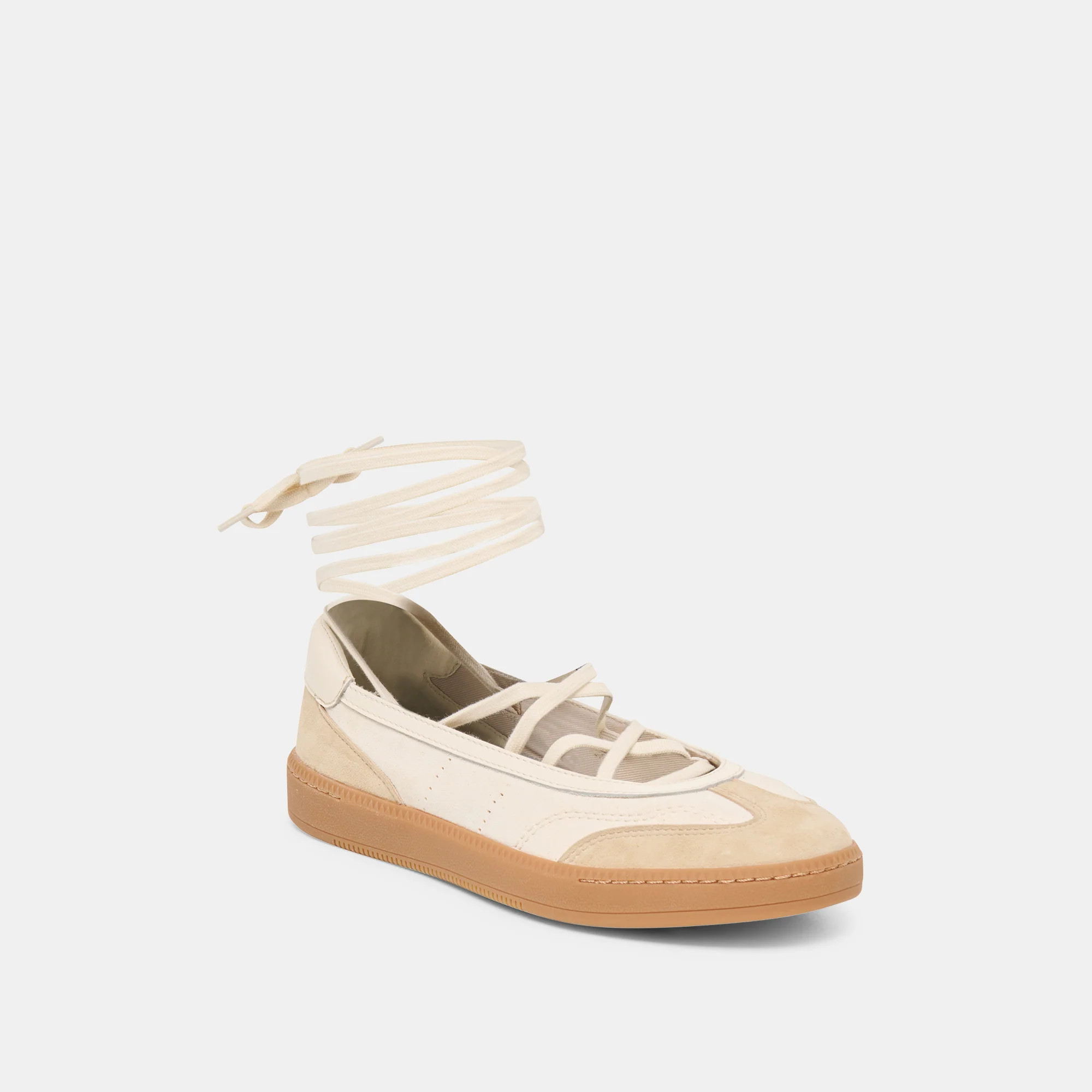 Nyomie Ivory Multi Leather Sneakers | Dolce Vita | DolceVita.com