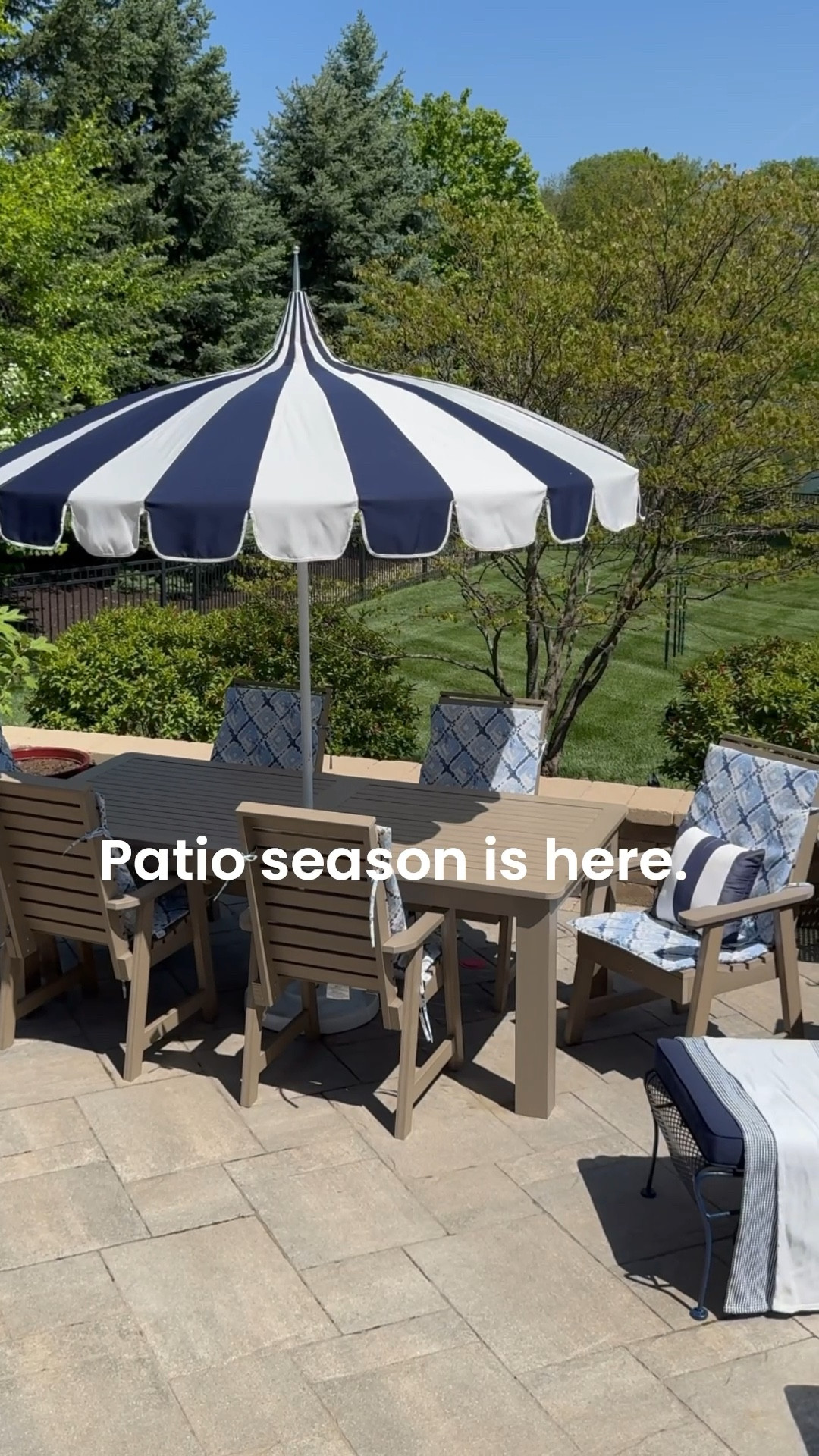 Patio season is finally here! I literally could not wait to open up the umbrella and crash on one these cushioned loungers… Enjoy the outdoors!

#LTKParties #LTKSeasonal #LTKHome