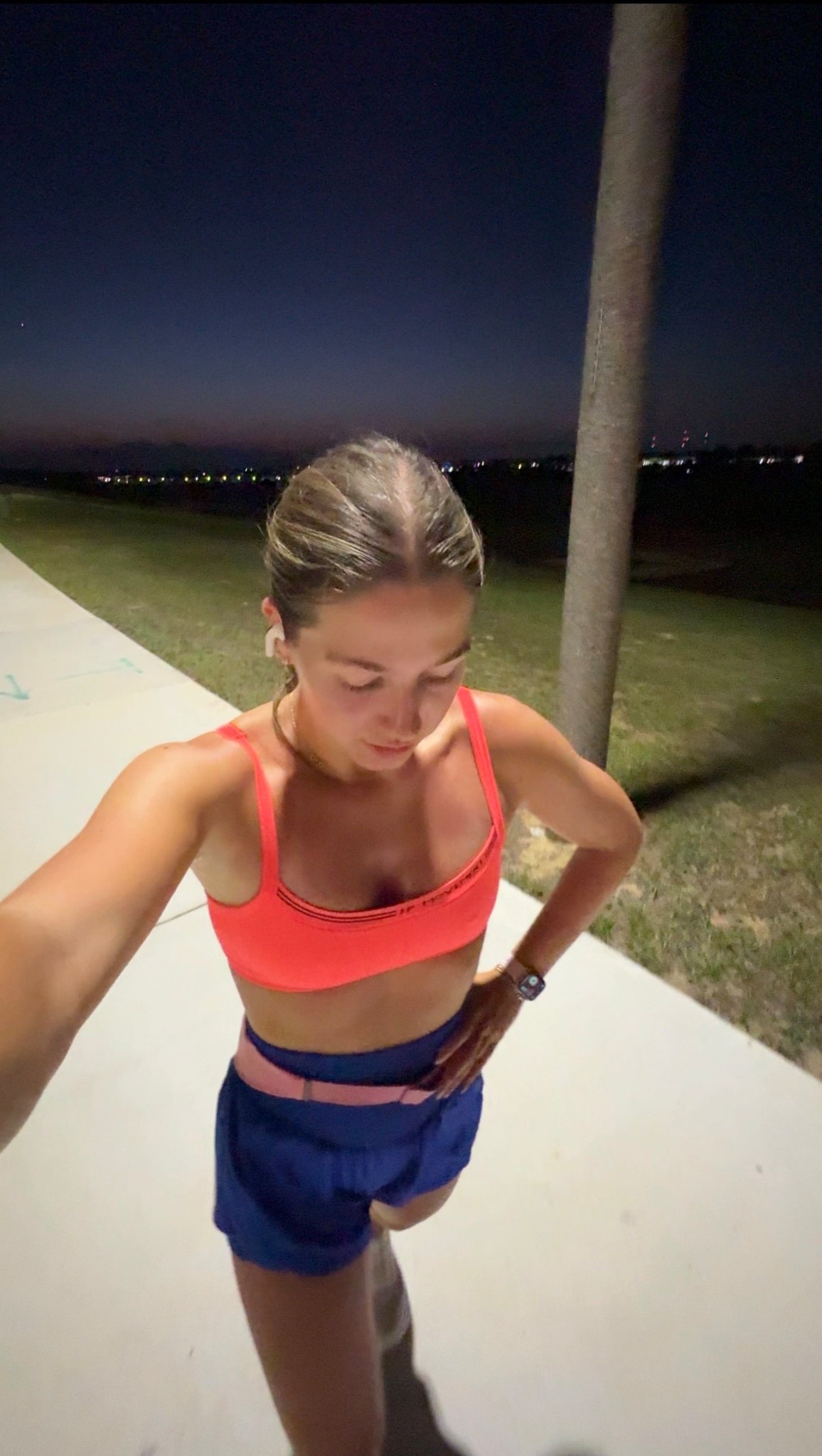 FP Movement bright color workout bra and shorts 

#LTKfitnessgoals #LTKootd #LTKgrwm
