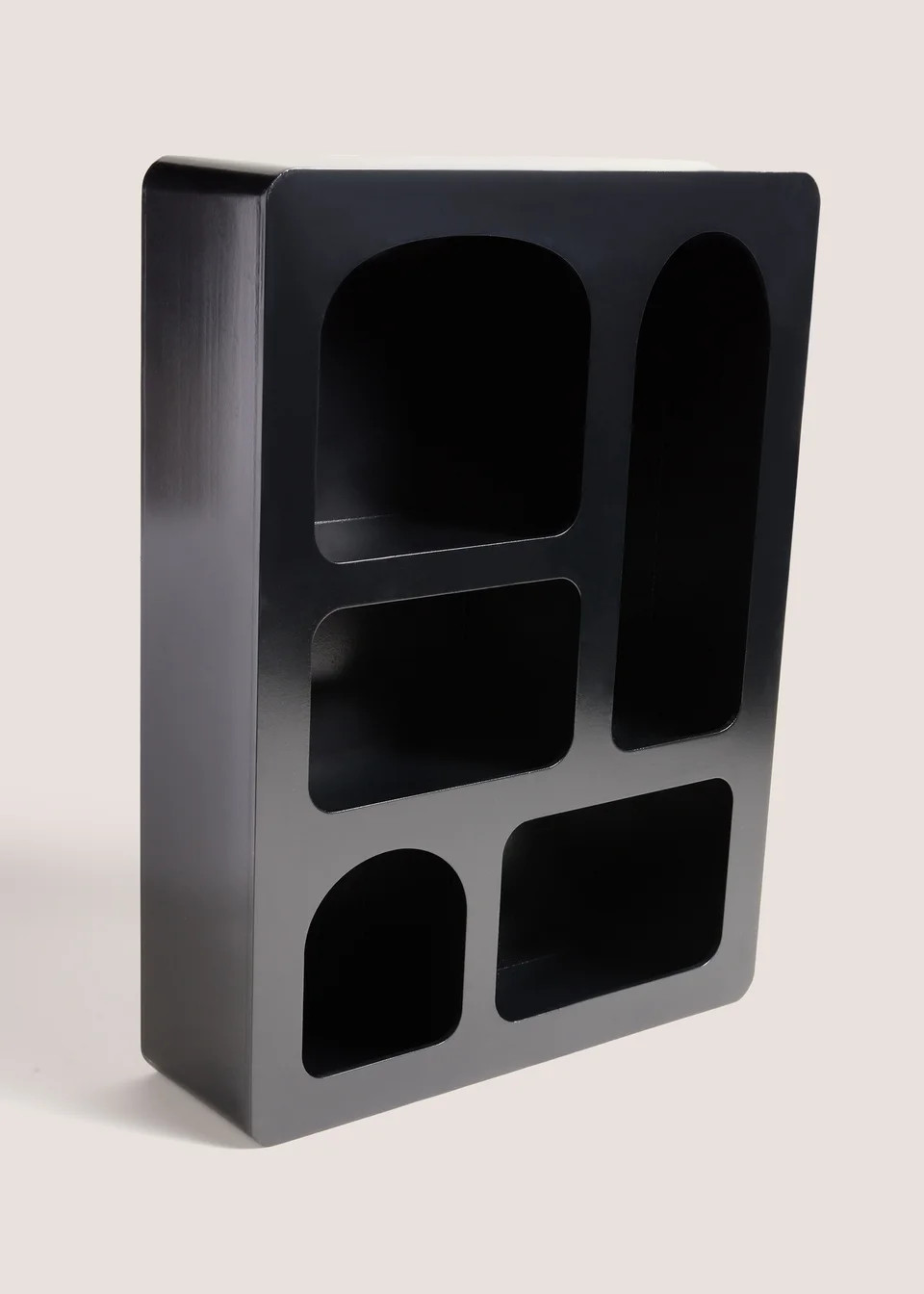 Black Multilayer Cove Shelf (40cm x 18cm x 54cm) | Matalan (UK)