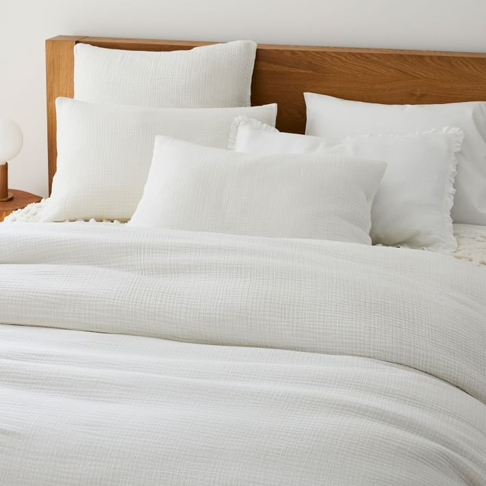 Dreamy Gauze Cotton Duvet Cover & Shams | West Elm (US)
