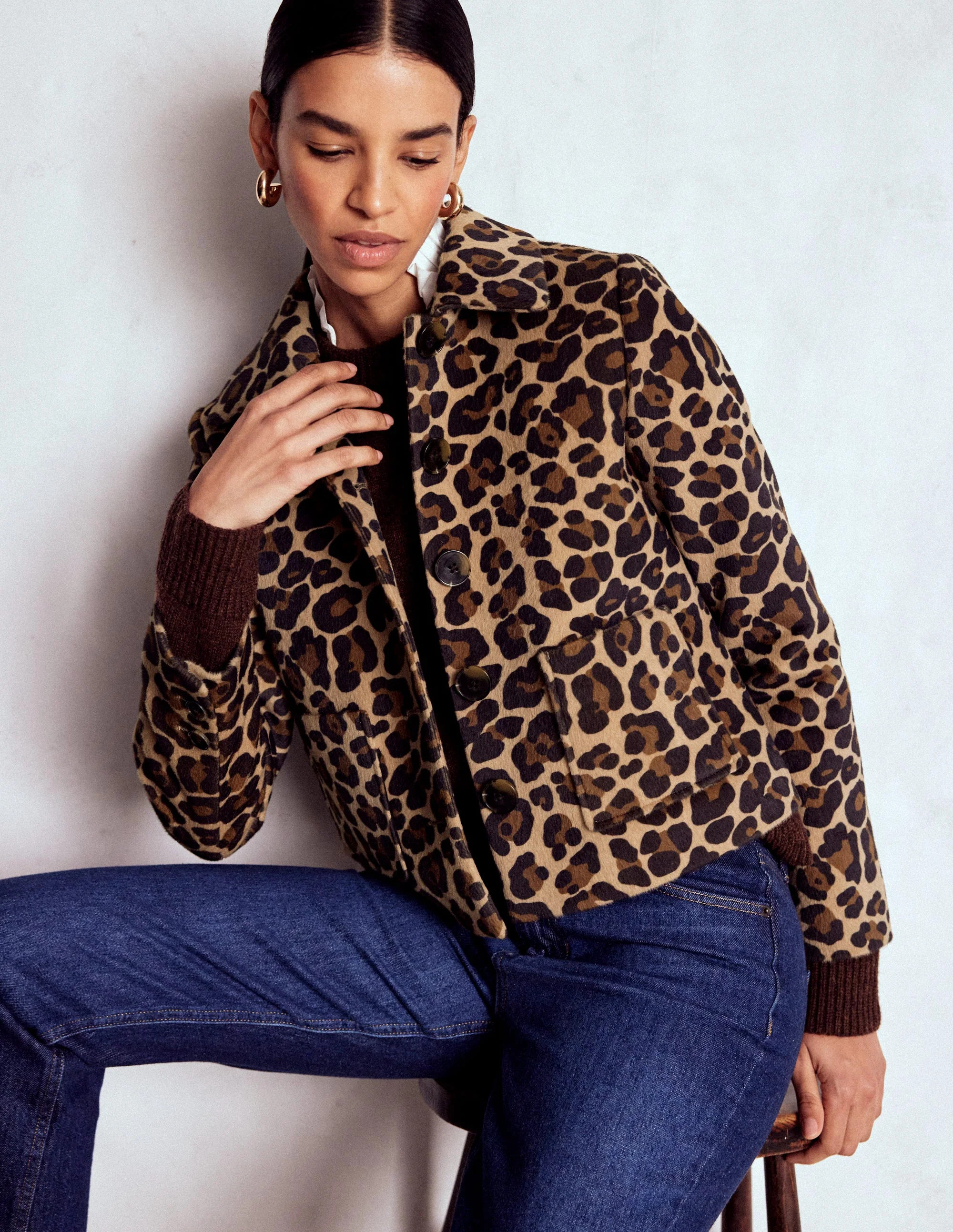 Knightsbridge Jacket-Leopard | Boden (US)