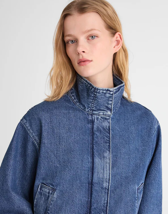 Denim Crop Field Jacket | Madewell