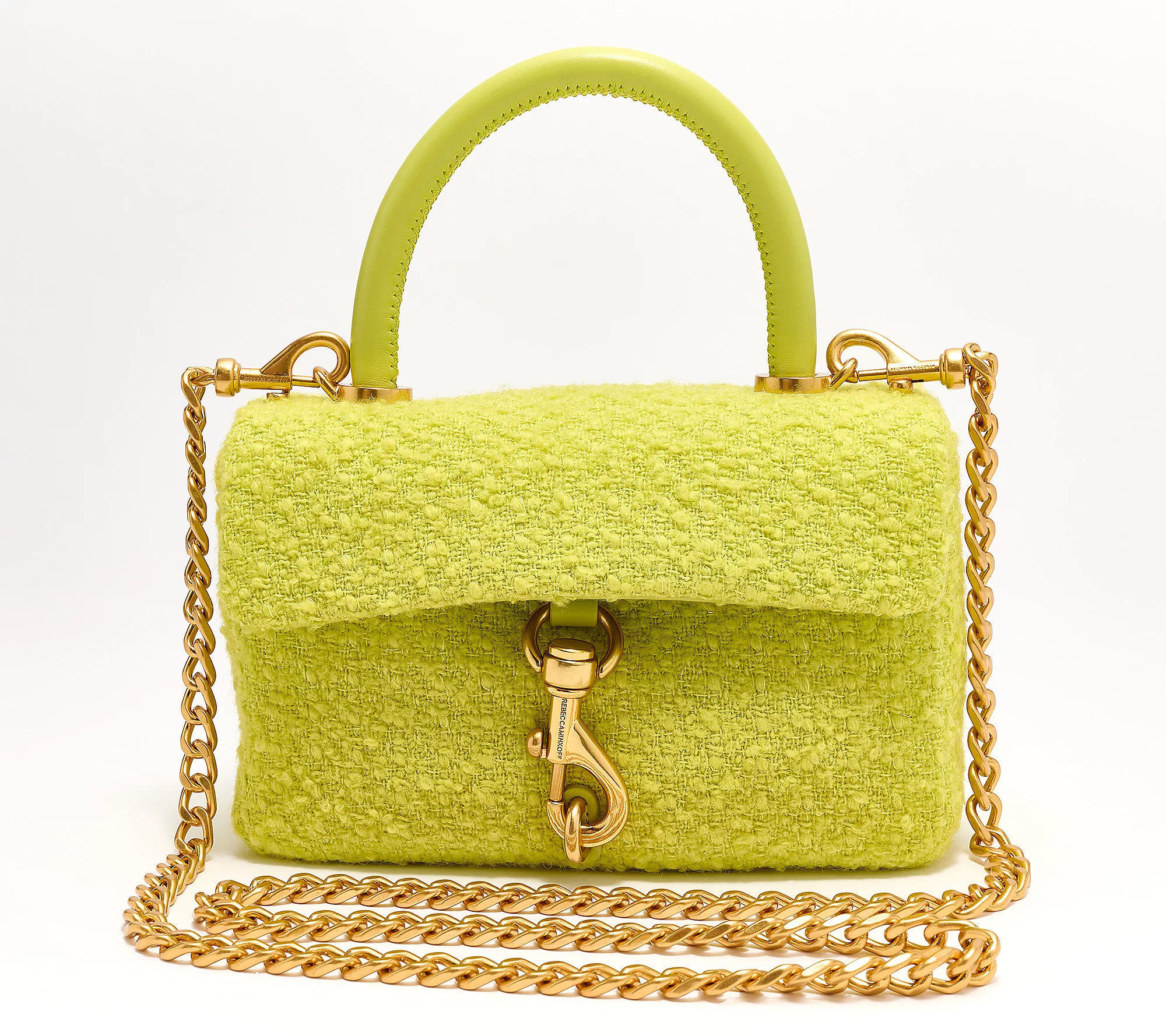 Rebecca Minkoff Edie Leather Top HandleCrossbody | QVC