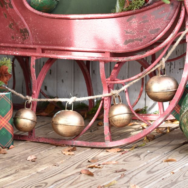 Holiday Accents Sleigh Bell Garland | Antique Farm House