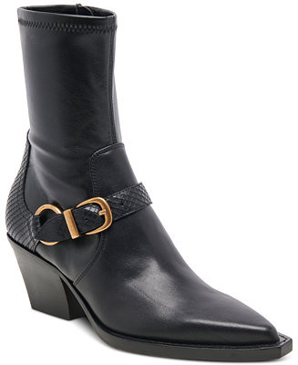 Dolce Vita Women's Rave Pointed-Toe Buckled Dress Booties - Macy's | Macy's