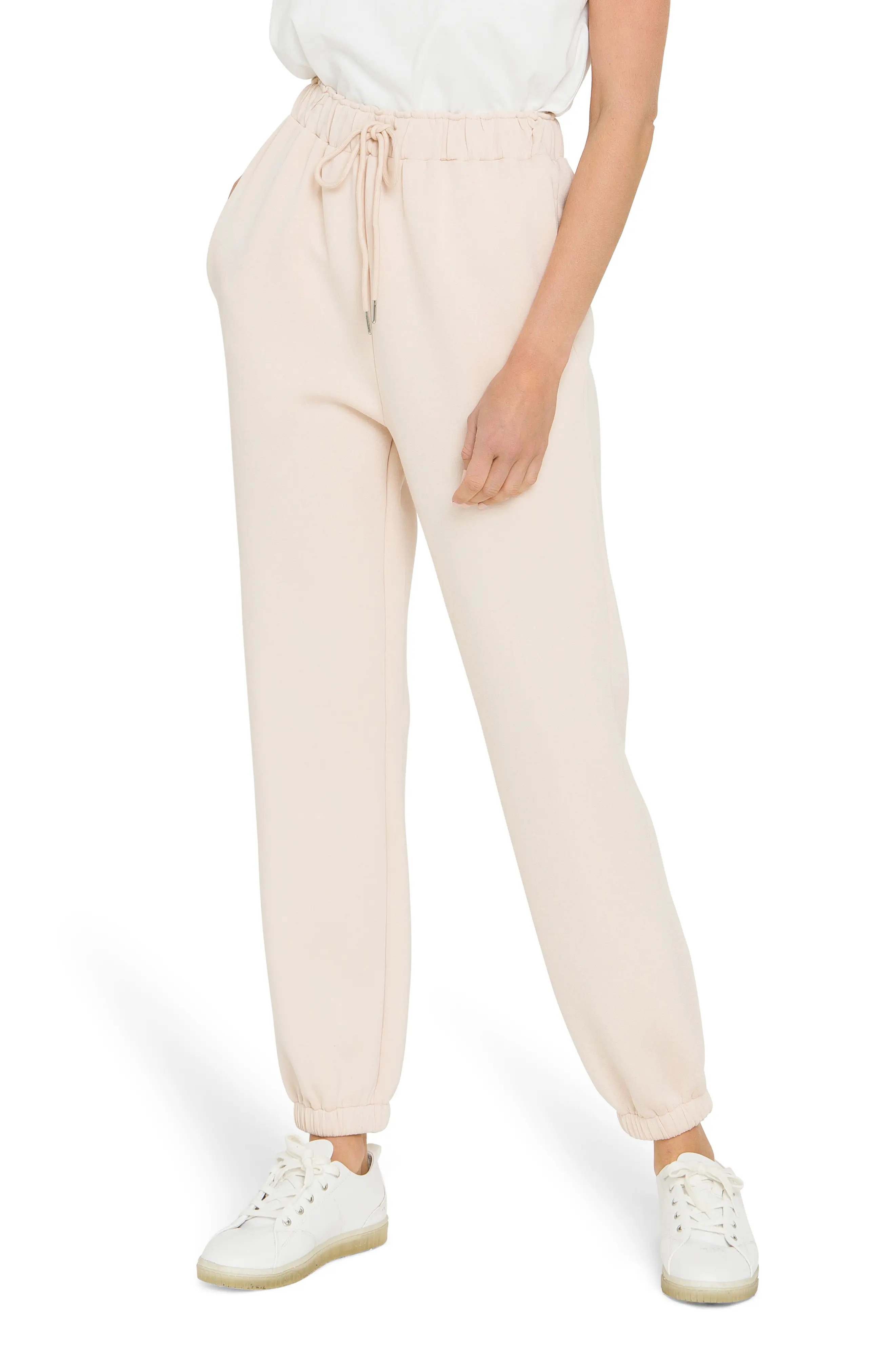 Women's Grey Lab Drawstring Joggers, Size Small - Beige | Nordstrom