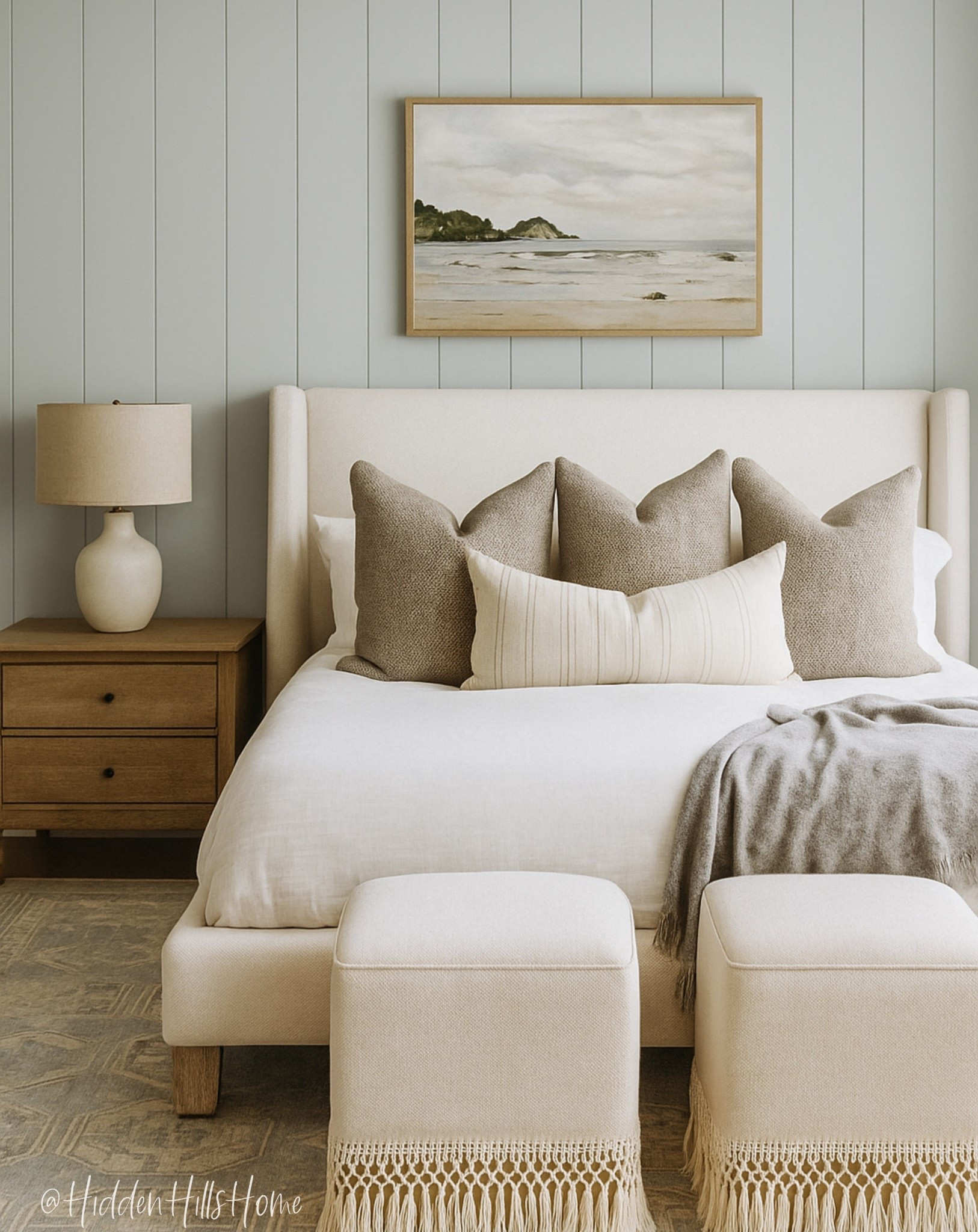 Bedroom decor ideas, coastal bedroom mood board, master bedroom design inspiration, bedroom decor #bedroom 
Wall color is SW Rarified Air


#LTKSeasonal #LTKSaleAlert #LTKHome