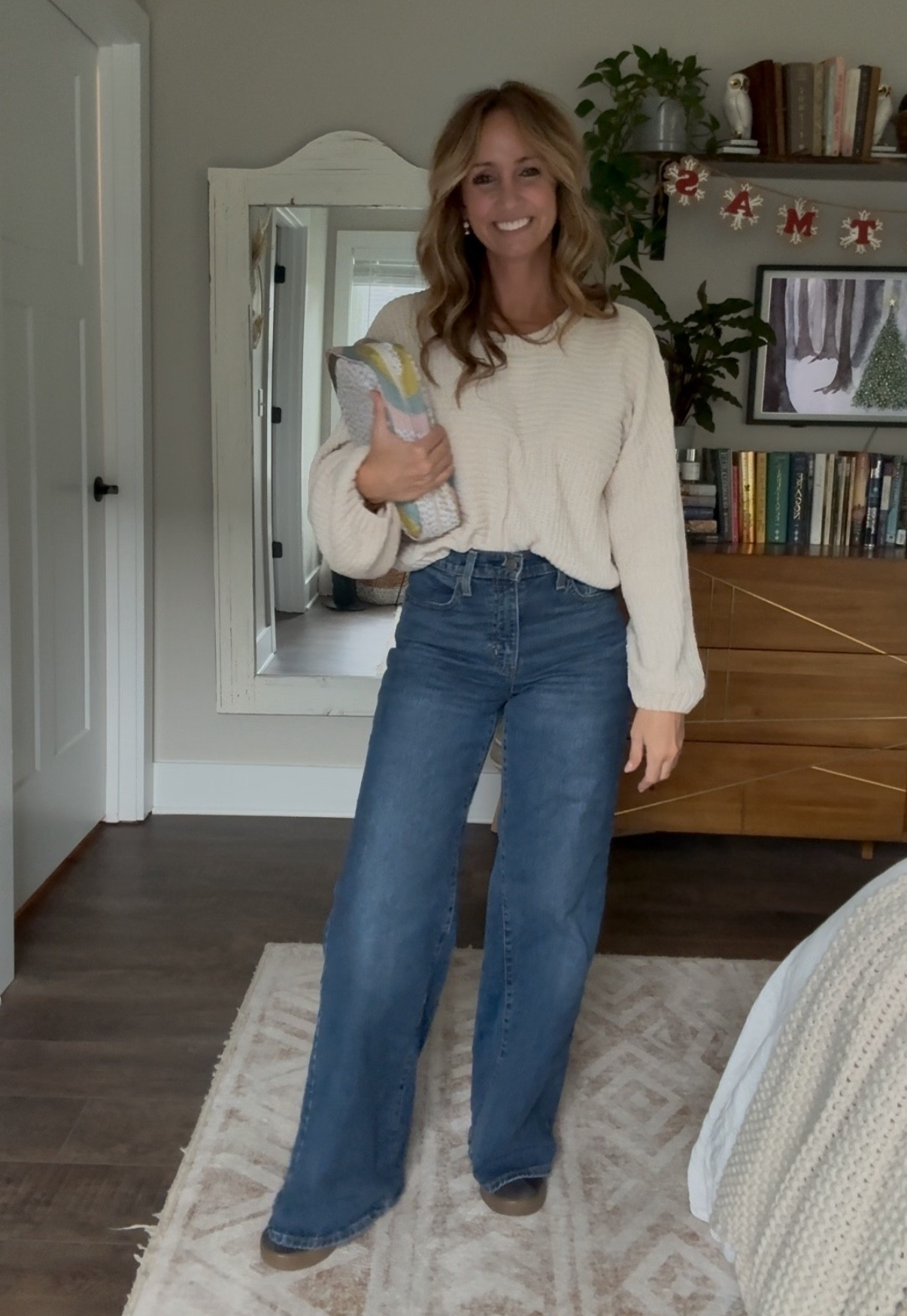 Get ready with me: church edition 

Sweater: similar linked
Levi’s Wide leg jeans: $60
Shoes: $75
Bible cover: similar linked

#LTKShoeCrush 

#LTKFindsUnder100 #LTKGiftGuide