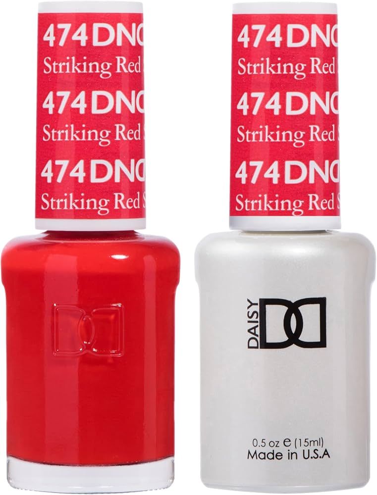 DND GEL Polish Set - 1 Each of Red Gel Polish and Red Nail Polish - 0.5 Oz | Amazon (US)