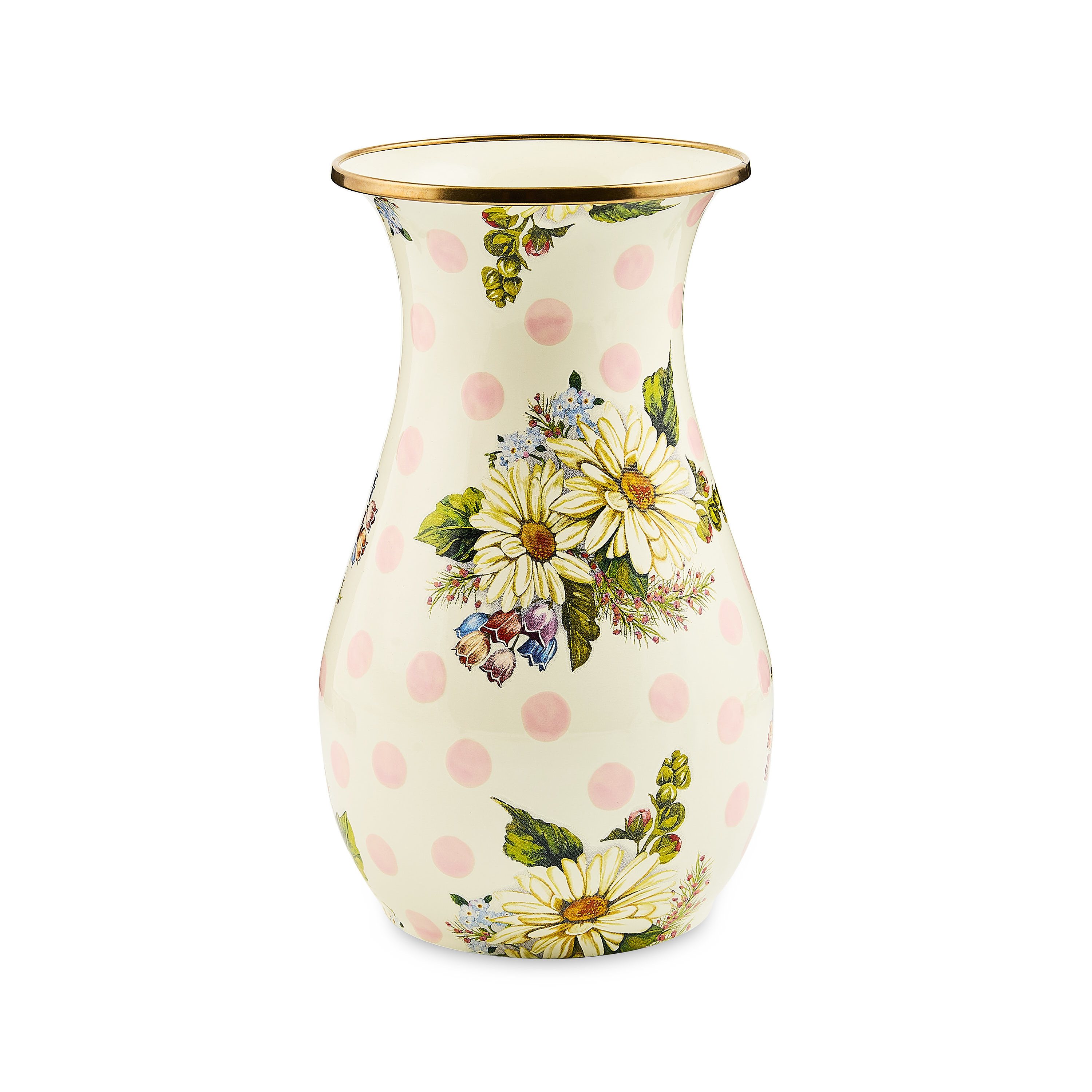 MacKenzie-Childs Wildflowers Pink Vase | MacKenzie-Childs