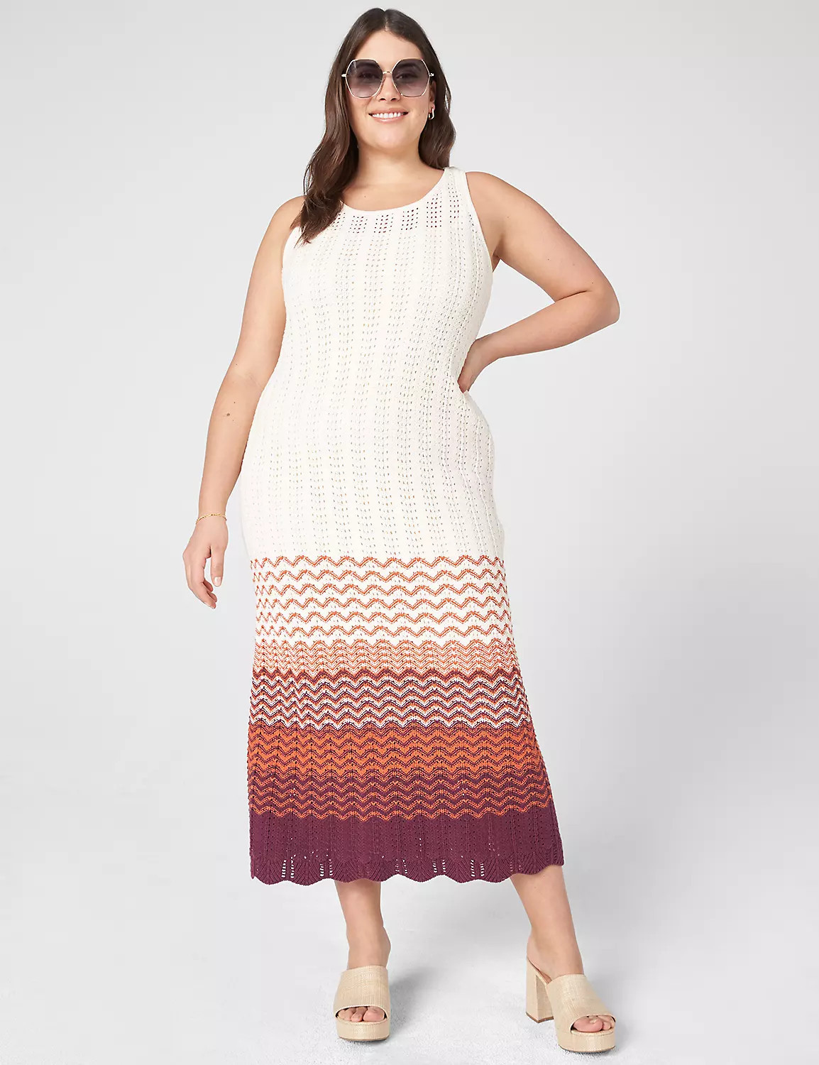 Eco-Friendly Chevron Stripe Sweater Dress | LaneBryant | Lane Bryant (US)