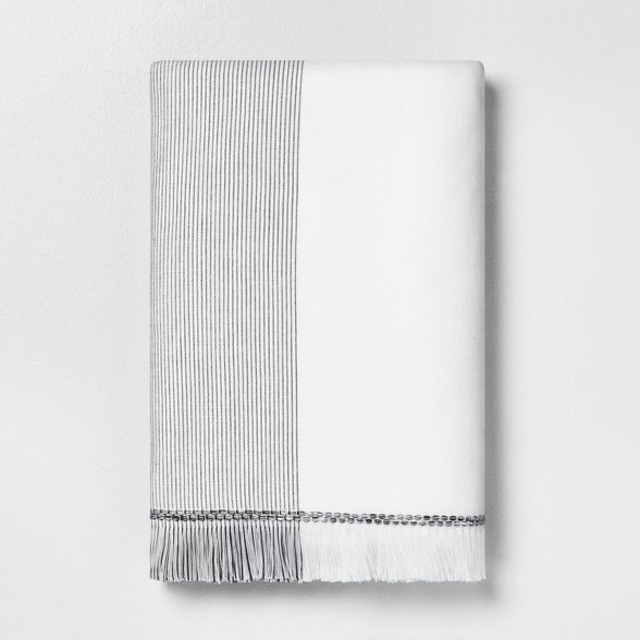 Bath Towel Microstripe Gray - Hearth & Hand™ with Magnolia | Target