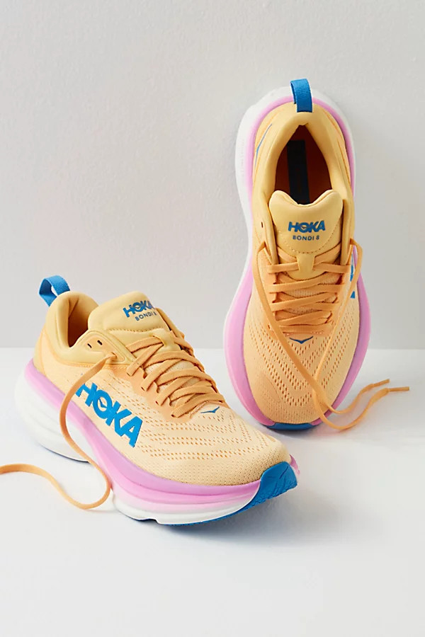 Hoka Bondi 8 Sneakers by HOKA at Free People, Impala / Cyclamen, US 6.5 | Free People (Global - UK&FR Excluded)