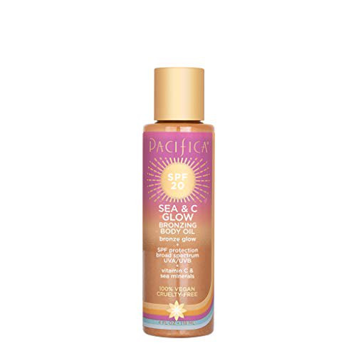 Pacifica Sea & c glow bronzing body oil spf 20, 4 Fl Oz | Walmart (US)