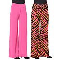 IMAN Global Chic Reversible Palazzo Pant - Pink - Size X-Large Petite | HSN