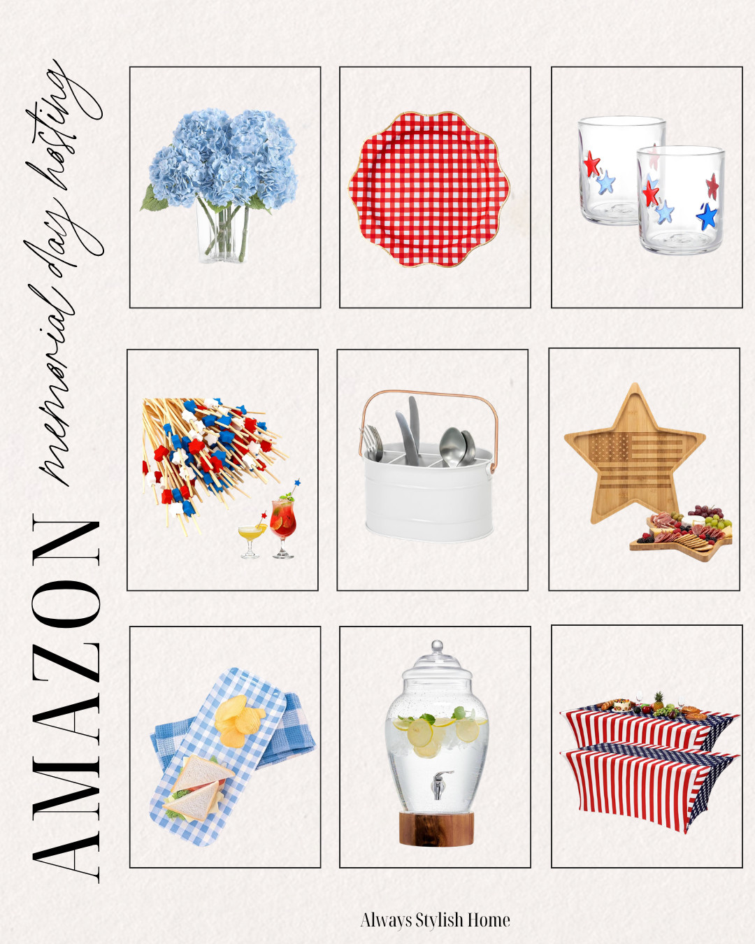 Memorial Day hosting finds from Amazon ☀️🇺🇸 everything you need for the ultimate backyard setup — outdoor decor, serving essentials, cozy lighting, and easy summer hosting favorites 🤍 memorial day hosting ideas, amazon summer hosting finds, backyard party decor, outdoor entertaining essentials, memorial day party setup, patio decor amazon, summer hosting inspiration, backyard bbq ideas, outdoor dining setup, memorial day decor ideas, amazon patio finds, summer entertaining decor 

 #LTKfoodie #LTKSeasonal