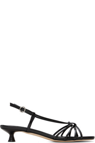 Black Rhonda Heeled Sandals | SSENSE