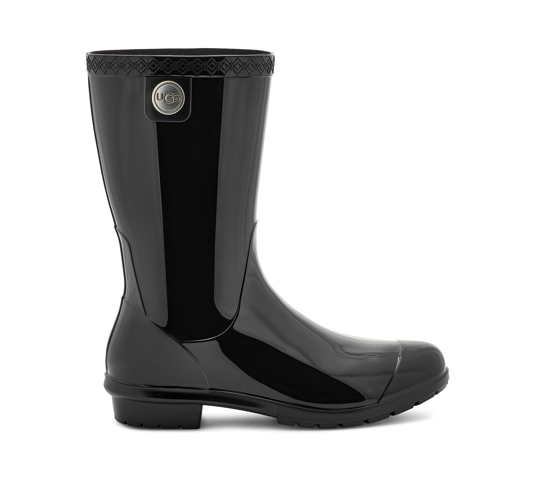 UGG Women's Sienna Rain Boot Sheepskin Cold Weather Boots in Black, Size 9 | UGG (US)