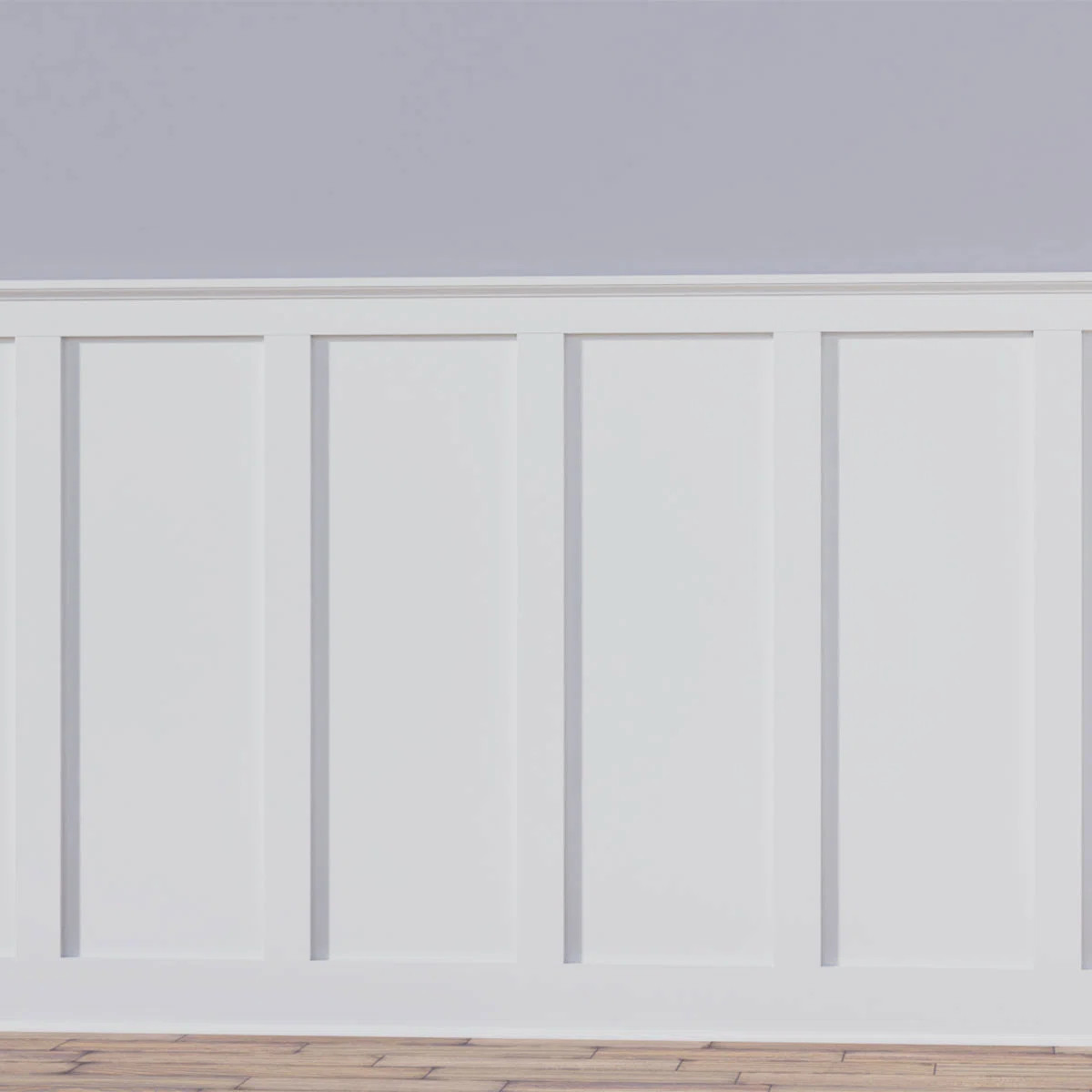 Deluxe Shaker PVC Wall Paneling in White | Wayfair North America