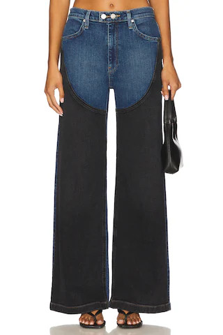Jodie High Rise Contrast Panel Wide Leg Jeans
                    
                    Hudson Jea... | Revolve Clothing (Global)