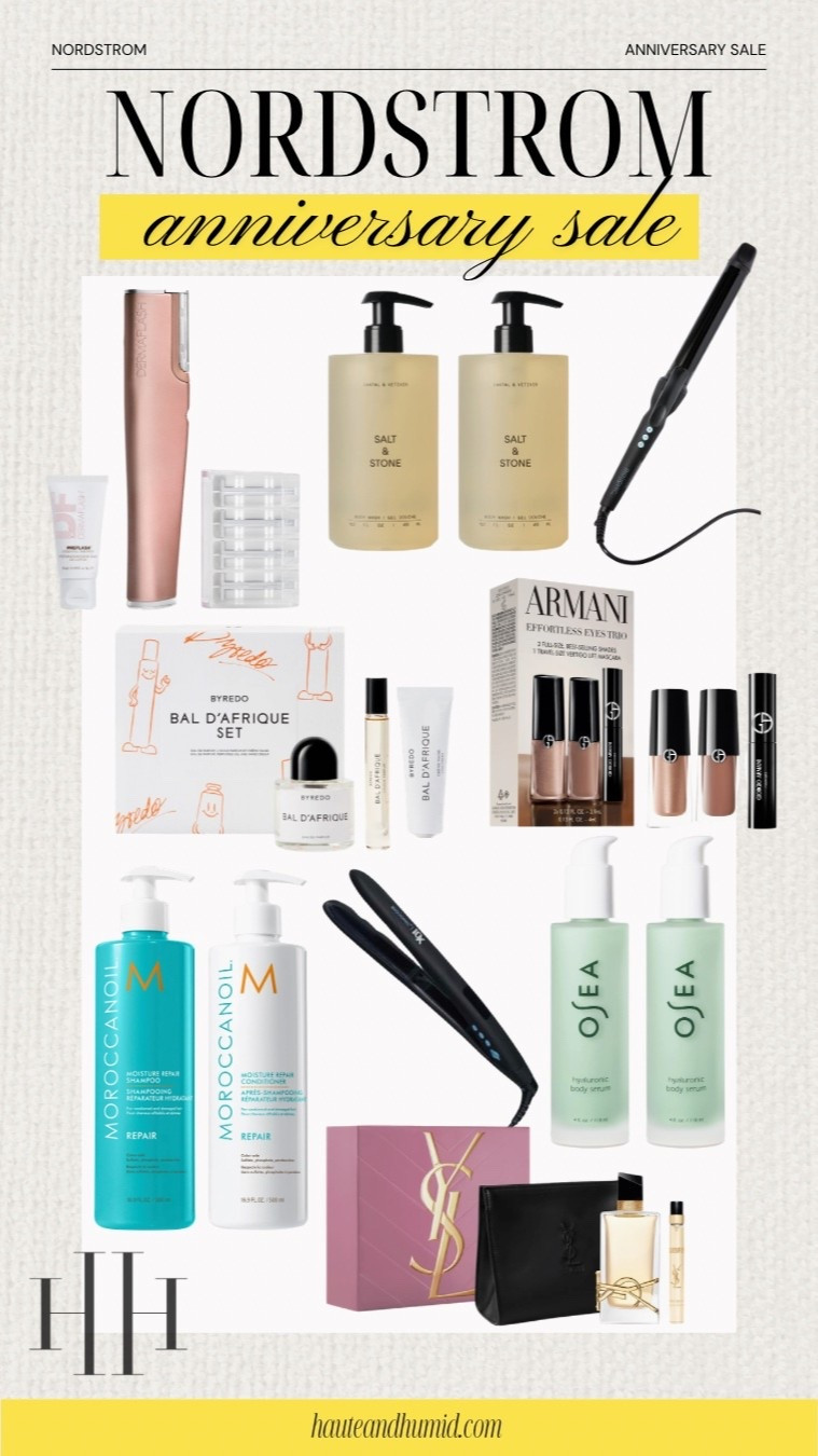 Nordstrom anniversary sale best of Beauty. These are the Beauty items I own and use regularly ￼￼

#LTKSaleAlert #LTKBeauty #LTKOver40