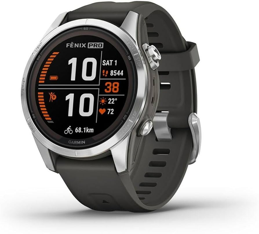 Garmin f\u0113nix 7S PRO SOLAR, 42mm GPS smartwatch, multisport, SOLAR charging, advanced health ... | Amazon (UK)