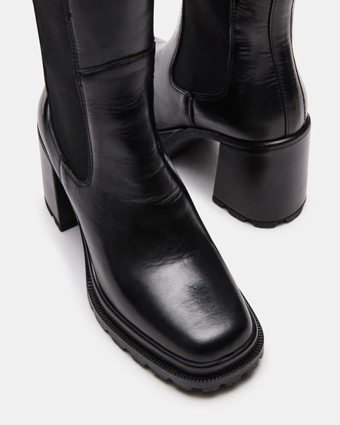 ALESTI BLACK LEATHER | Steve Madden (US)