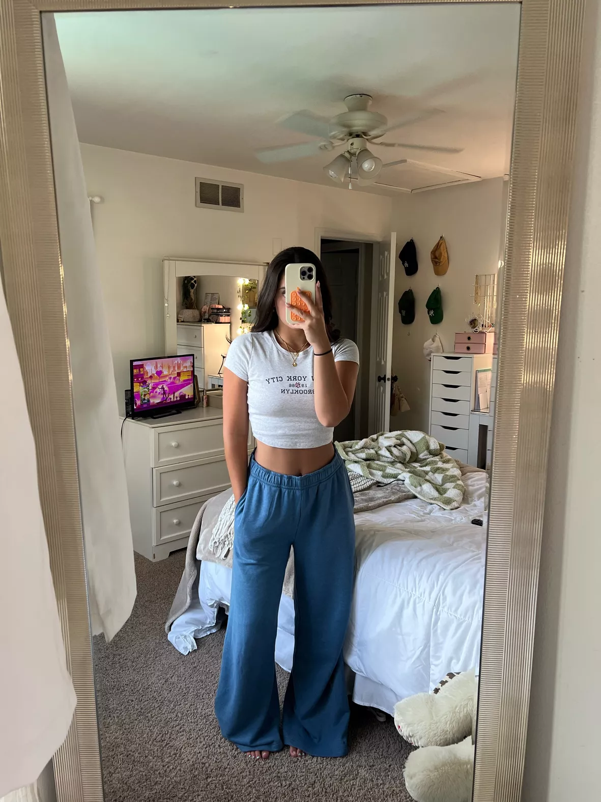 AE '90s Wide Leg Fleece Pant curated on LTK