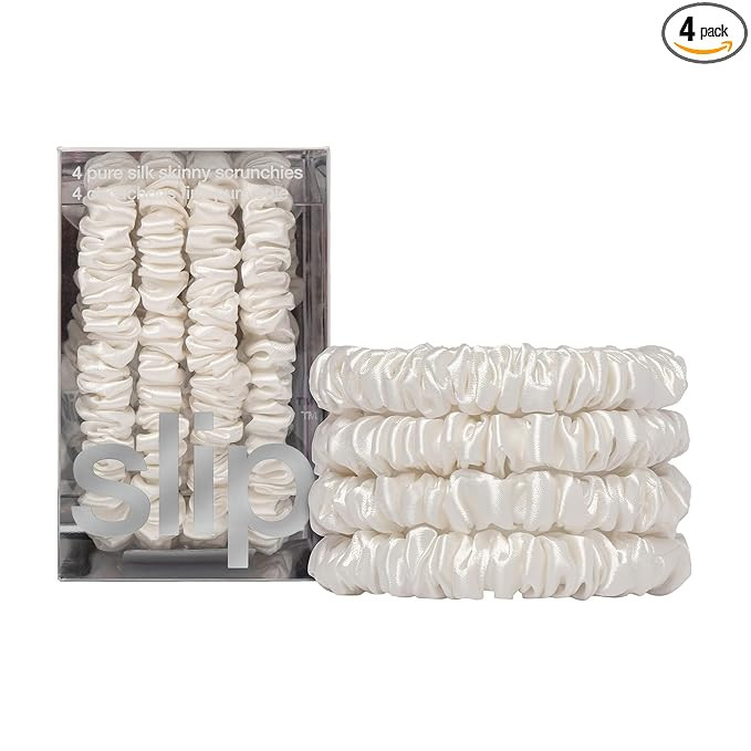 slip Skinny Scrunchies: Anti-Crease, Anti-Breakage Slipsilk™ Design Protects Delicate Hair | In... | Amazon (US)