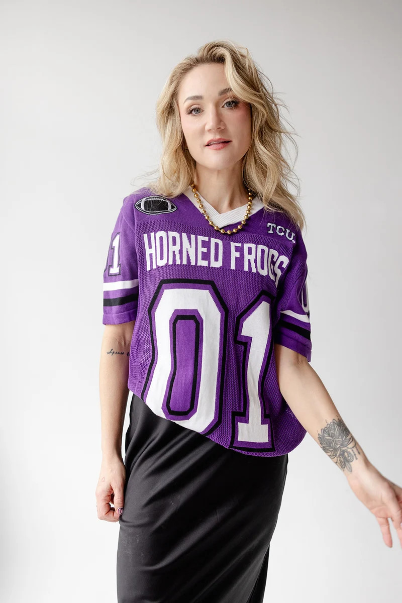 TCU Sideline Sweater Jersey | Gameday Social