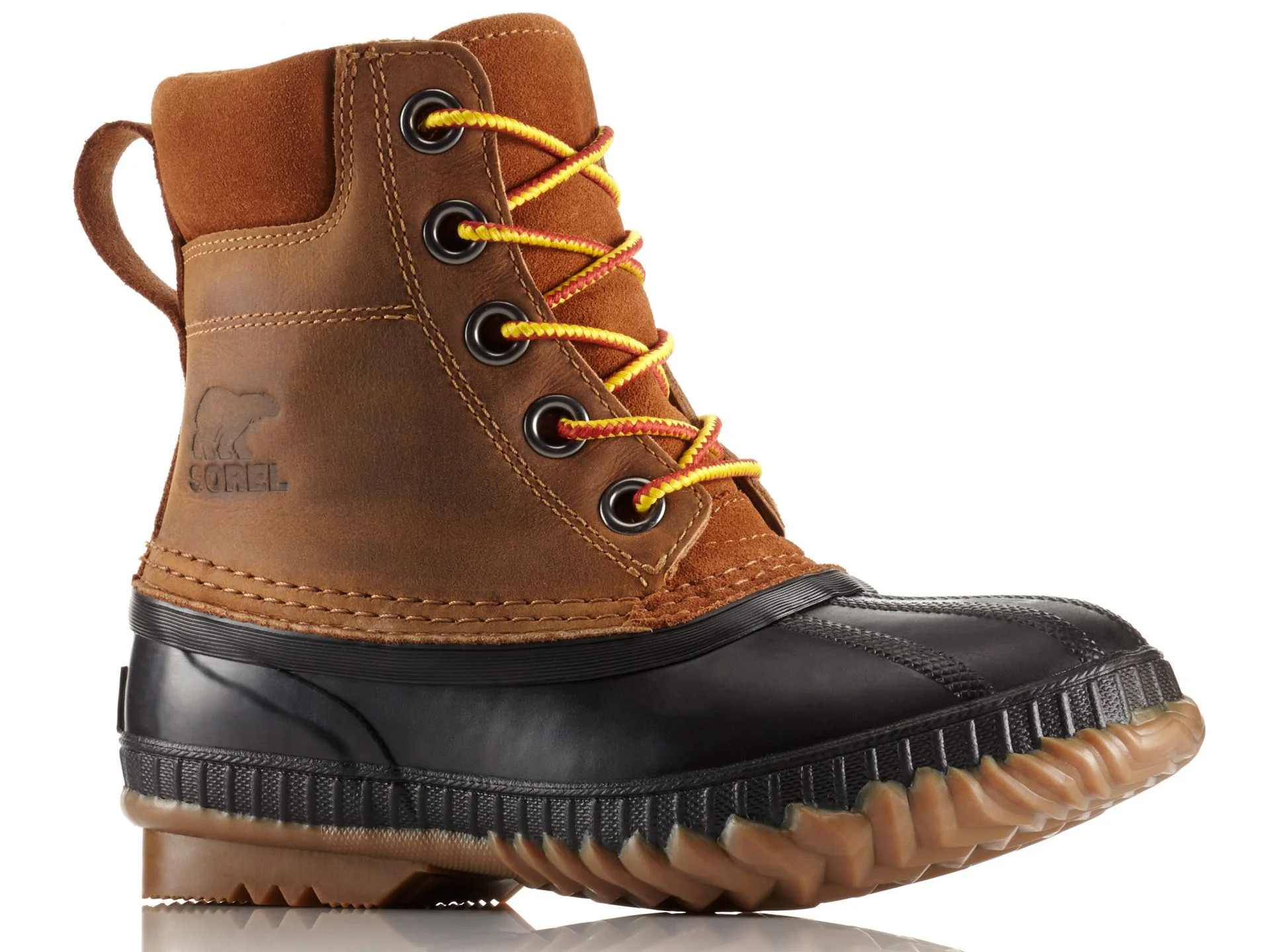 Sorel Little Kid/Big Kid Cheyanne II Leather Boots, Elk/Black, 2 Little Kid - Walmart.com | Walmart (US)