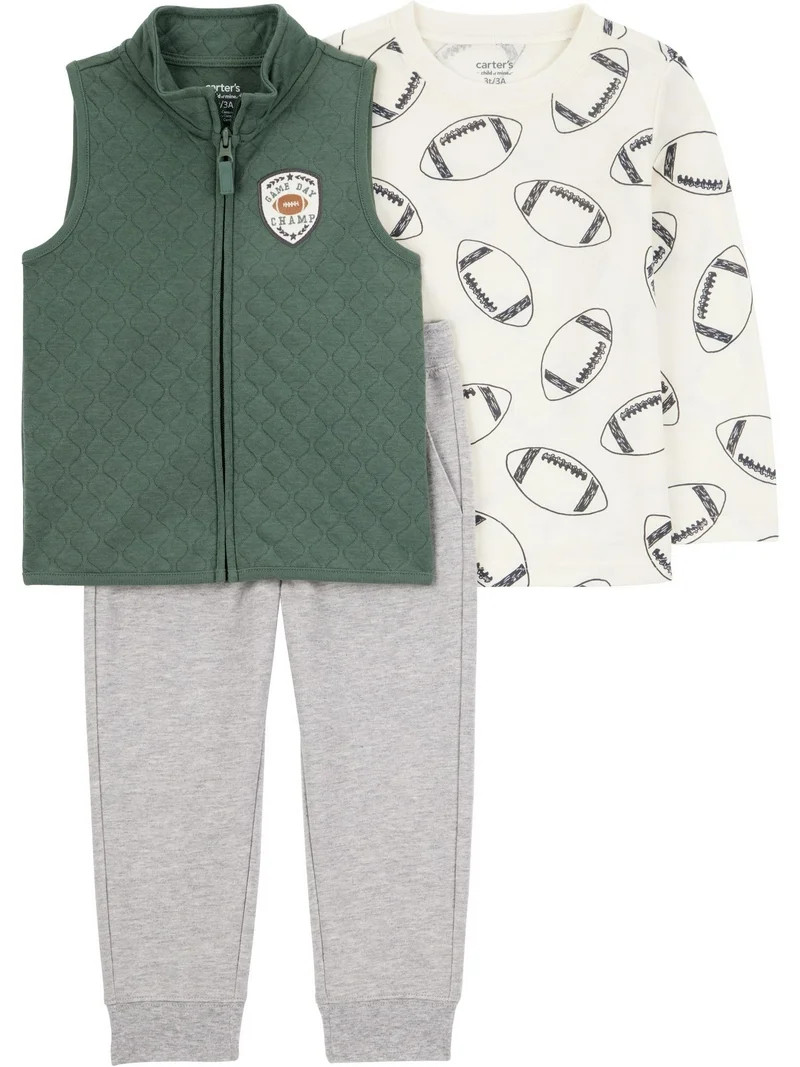 Carter's Child of Mine Conjunto para Niño Pequeño 3 Piezas, Tallas 12 M-5 T | Walmart (US)