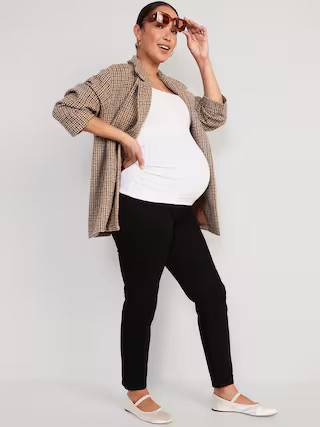 Maternity Full-Panel OG Straight Jeans | Old Navy (US)