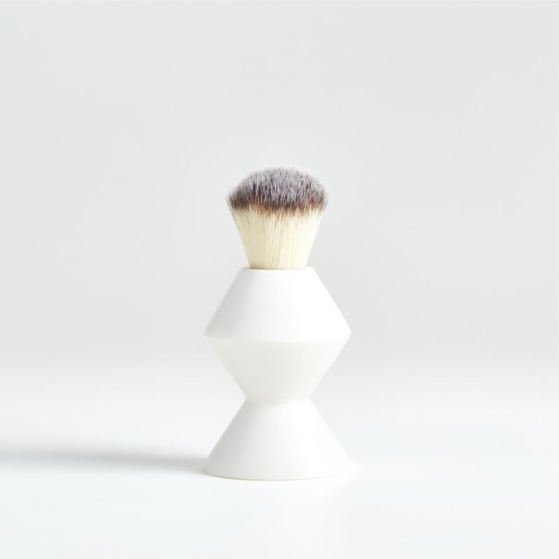 White Brush Marble Object + Reviews | Crate and Barrel | Crate & Barrel