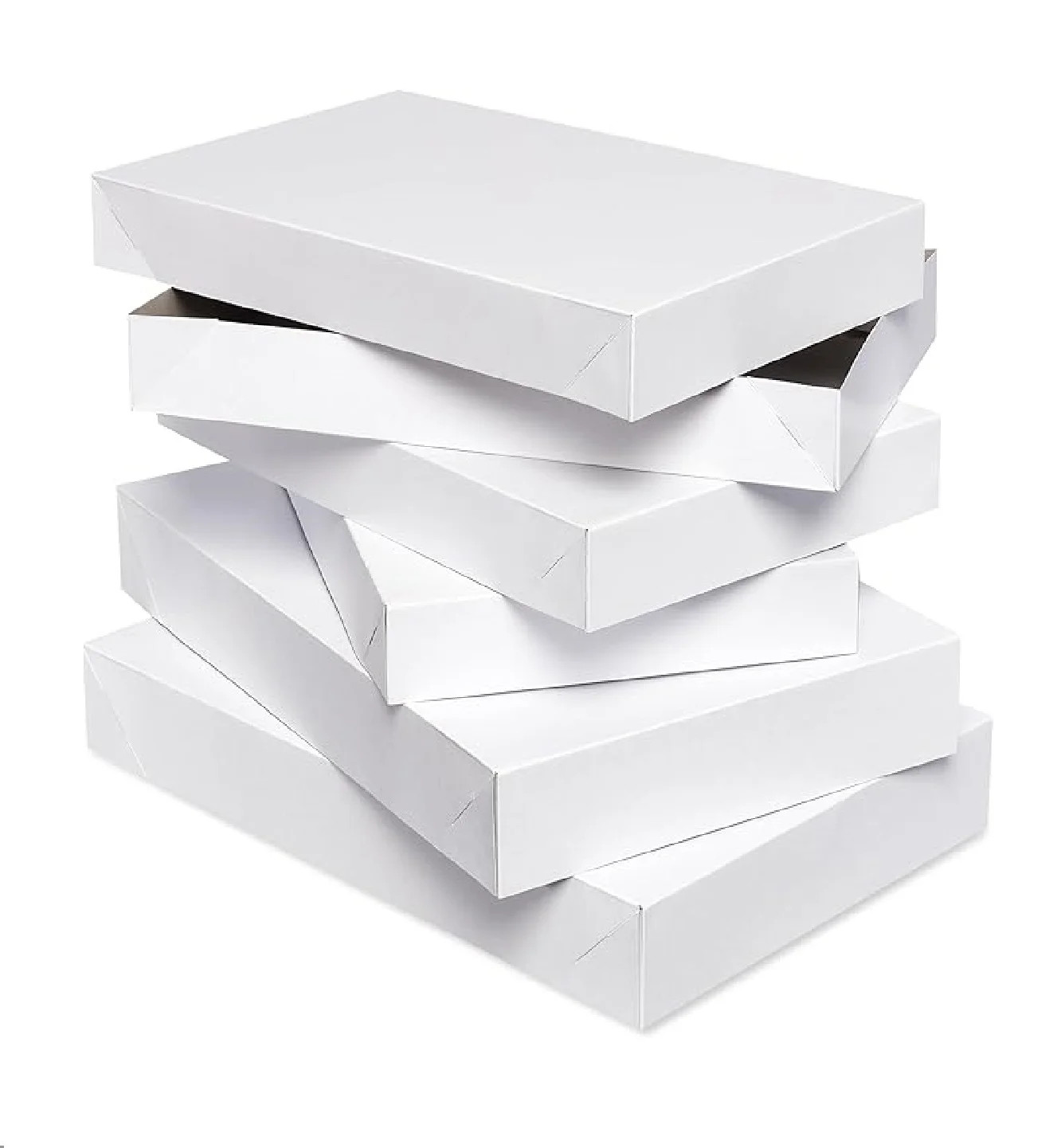 Christmas Shirt Gift Box Set, White, 5 Count, 14.75" x 9.38" x 1.94", by Holiday Time - Walmart.c... | Walmart (US)