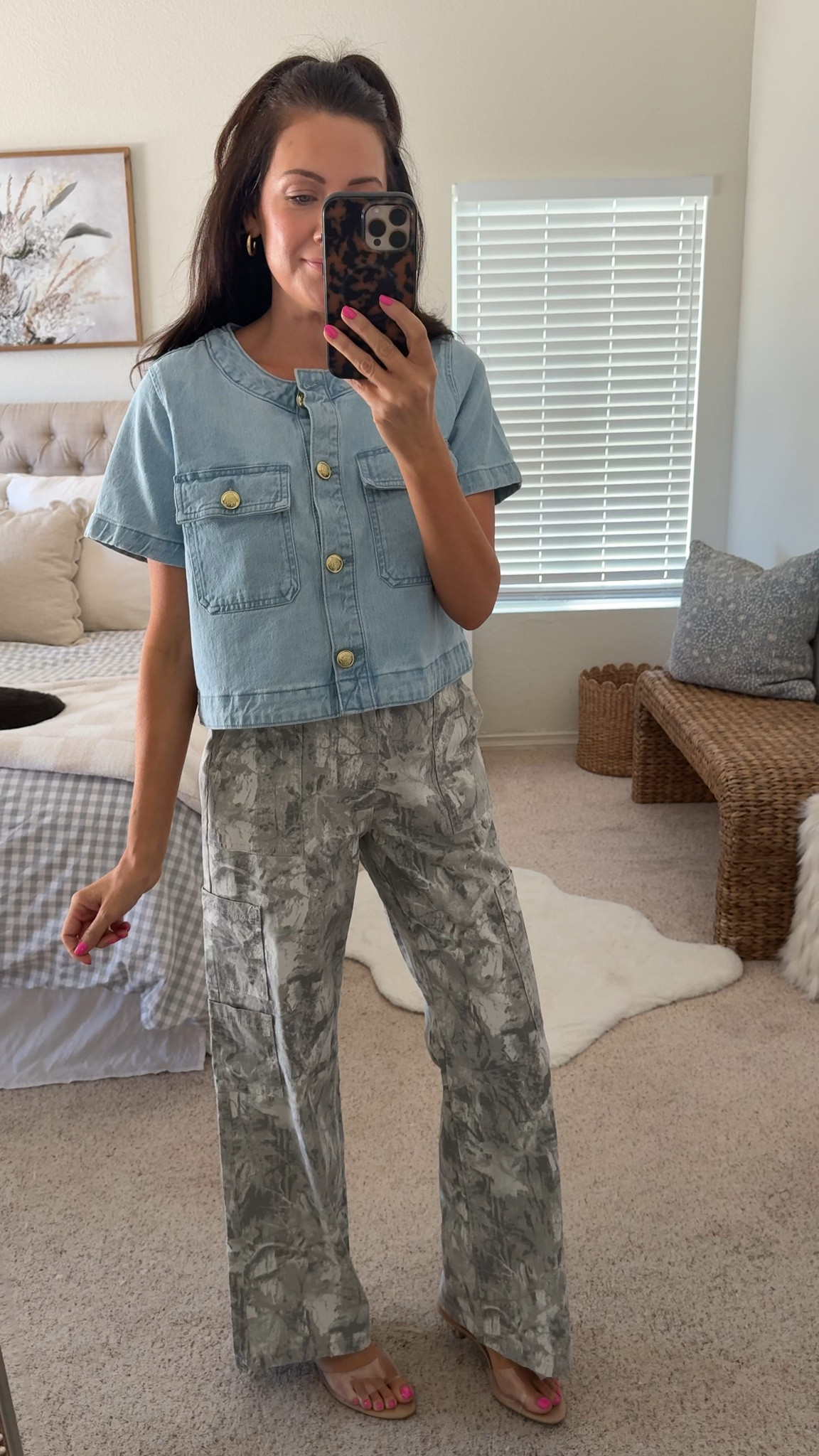 Another way to style these $16 viral camo pants—wearing a small 

#LTKSeasonal #LTKgrwm #LTKmomlife