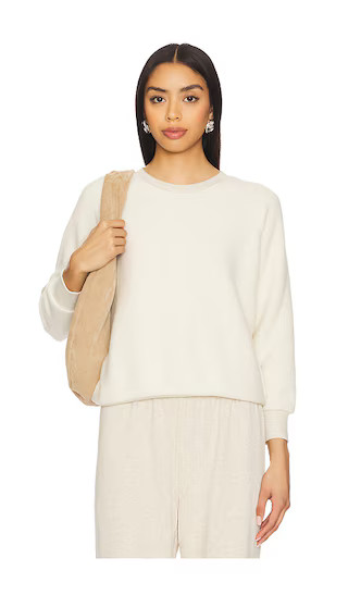 Inside Out Crewneck Sweatshirt in Oatmeal | Revolve Clothing (Global)