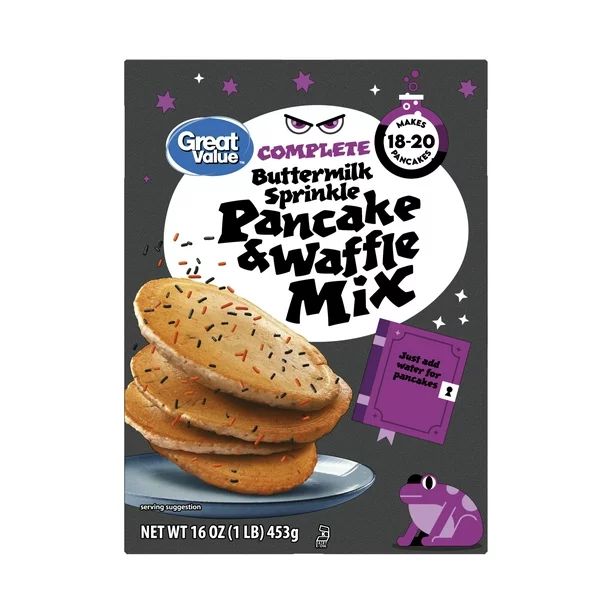 Great Value Buttermilk Sprinkle Pancake & Waffle Mix, 16 oz Box - Walmart.com | Walmart (US)