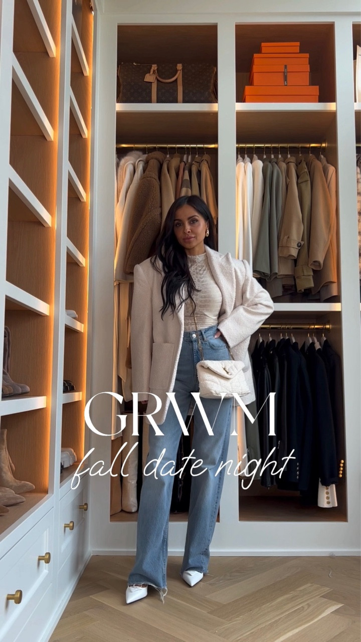 Fall date night outfit
Naked wardrobe oversized blazer
Naked wardrobe snake print bodysuit
Zara jeans 

#LTKSeasonal #LTKStyleTip #LTKFindsUnder100