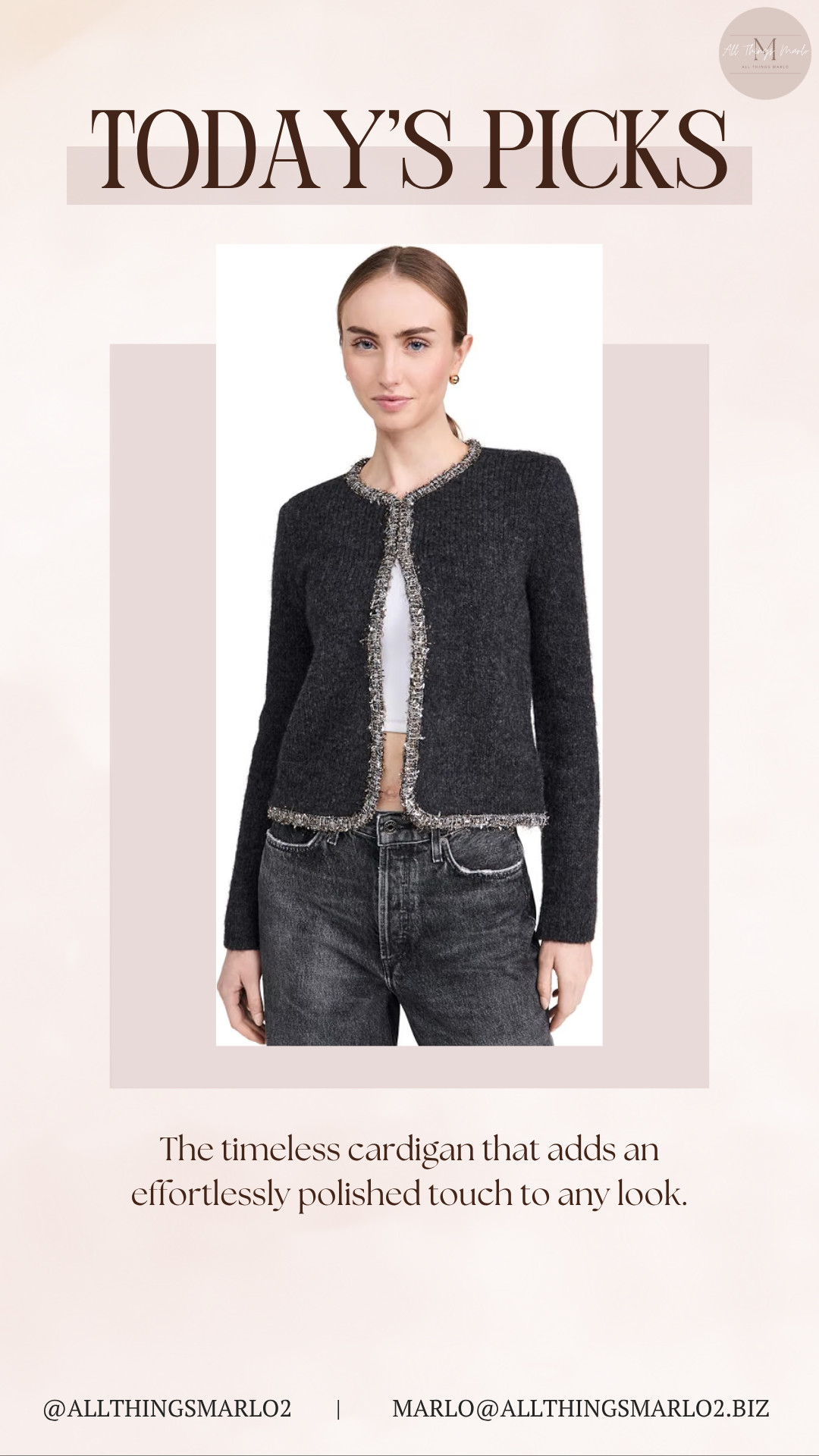 The timeless cardigan that adds an effortlessly polished touch to any look. 

 #LTKSeasonal #LTKWorkwear #LTKTravel