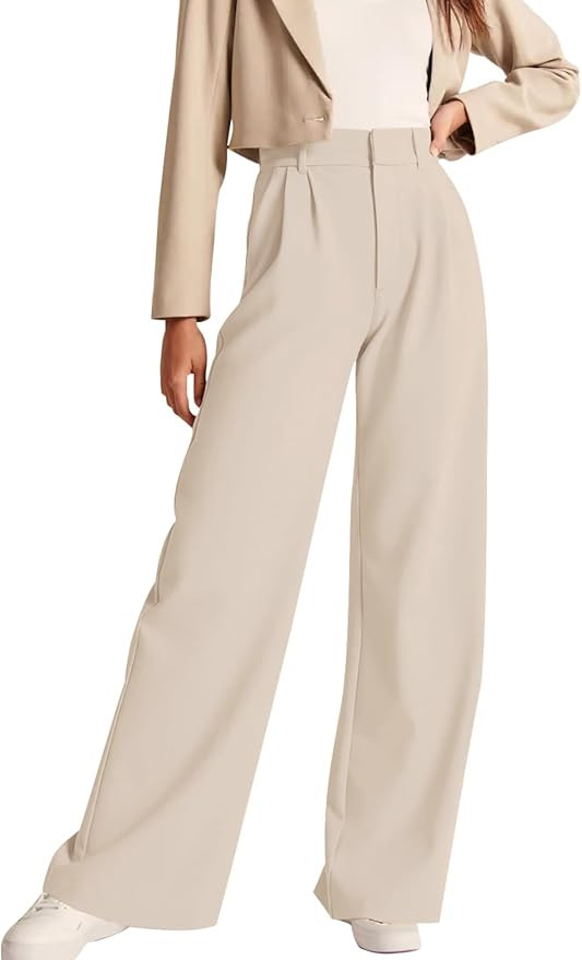 NIMIN High Waisted Work Pants for Women Business Casual Outfits 2025 Office Dress Pants Trousers ... | Amazon (US)