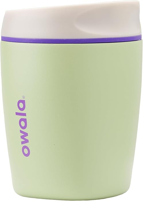 Owala SmoothSip Insulated Stainless Steel Coffee Tumbler, Reusable Iced Coffee Cup, Hot Coffee Tr... | Amazon (US)