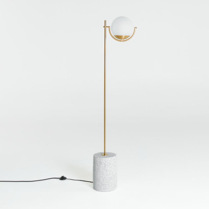 Rondure Globe Floor Lamp + Reviews | Crate and Barrel | Crate & Barrel